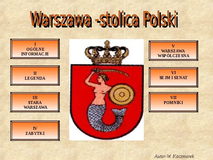 Warszawa - stolica Polski - Slide 1