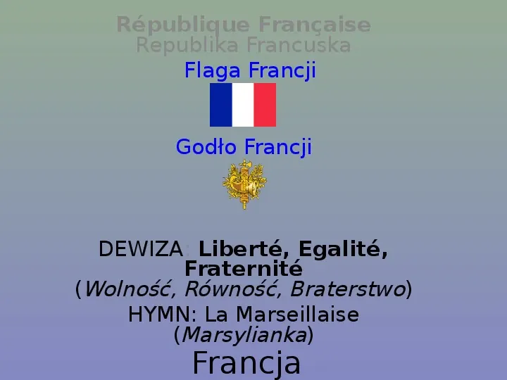 Francja - Slide 1