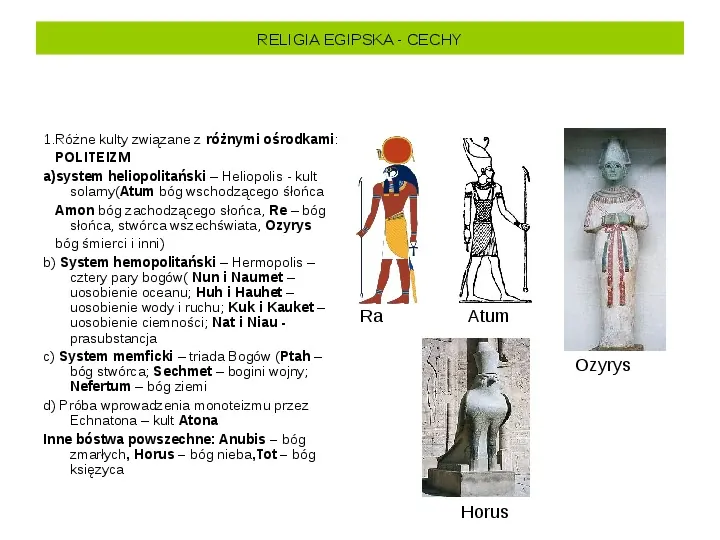 Powstanie i funkcjonowanie państwa w Starożytnym Egipcie - Slide 25