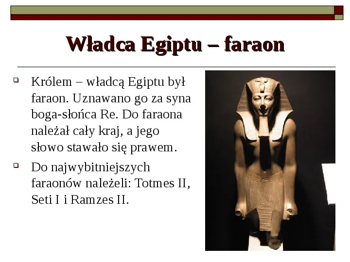 Starożytny Egipt - Slide 8