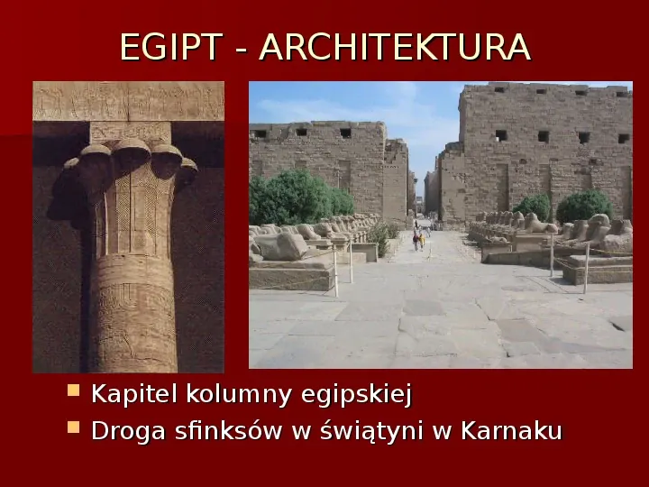 Architektura i sztuka starożytnego Egiptu i Mezopotamii - Slide 14