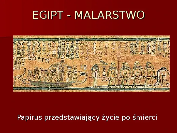 Architektura i sztuka starożytnego Egiptu i Mezopotamii - Slide 22
