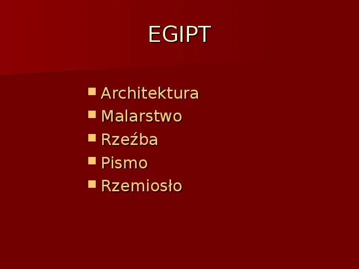 Architektura i sztuka starożytnego Egiptu i Mezopotamii - Slide 3