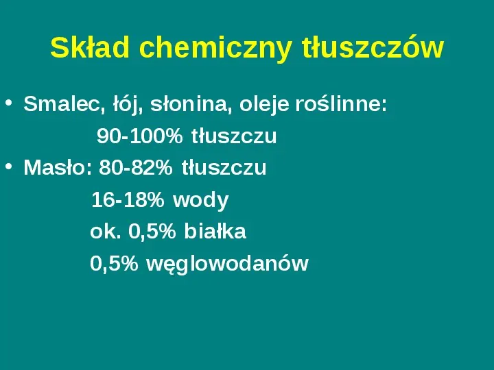 Chemia żywności - Slide 17