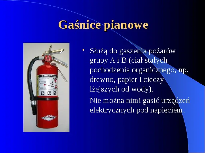 Podręczny sprzęt gaśniczy - Slide 2