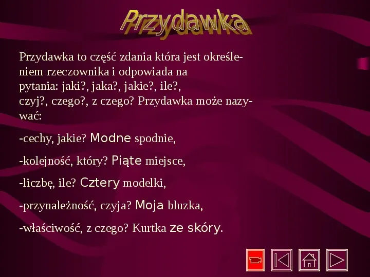 Gramatyka Język Polski - Slide 47