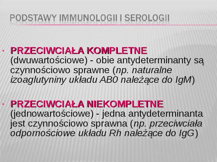 Podstawy immunologii i serologii - Slide 11