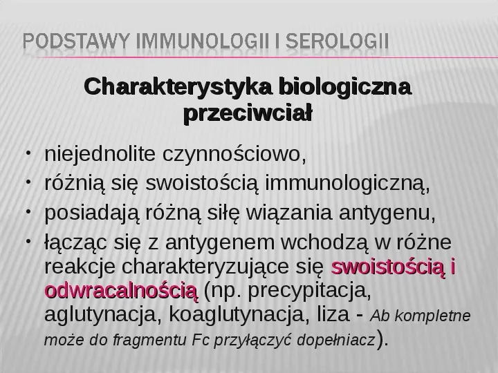 Podstawy immunologii i serologii - Slide 25