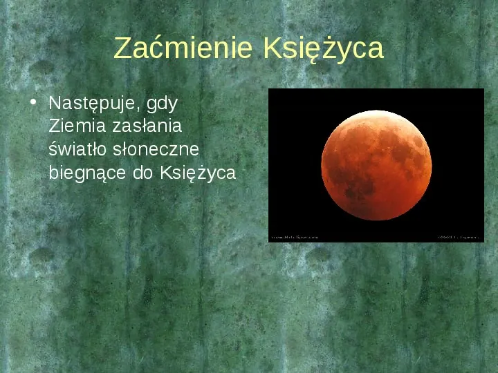 Księżyc nasz najbliższy sąsiad w przestrzeni - Slide 18