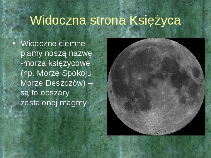 Księżyc nasz najbliższy sąsiad w przestrzeni - Slide 5