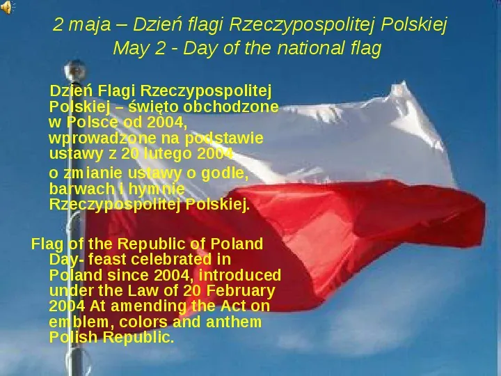Polskie Święta Narodowe - Slide 4