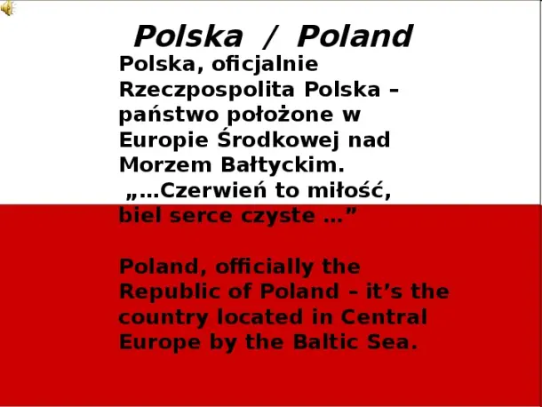 Polskie Święta Narodowe - Slide pierwszy