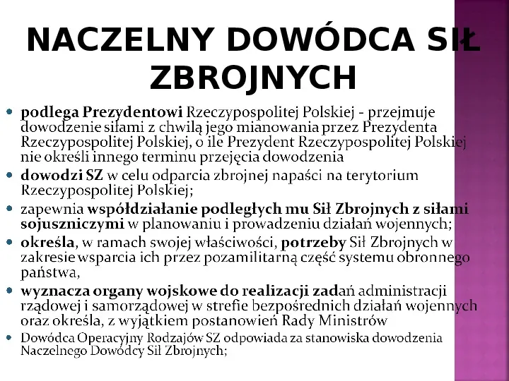 Stany nadzwyczajne w Polsce - Slide 23