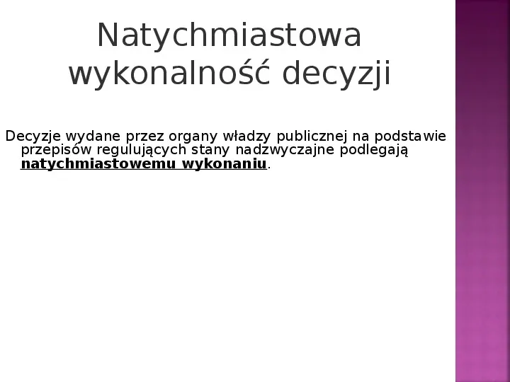 Stany nadzwyczajne w Polsce - Slide 29