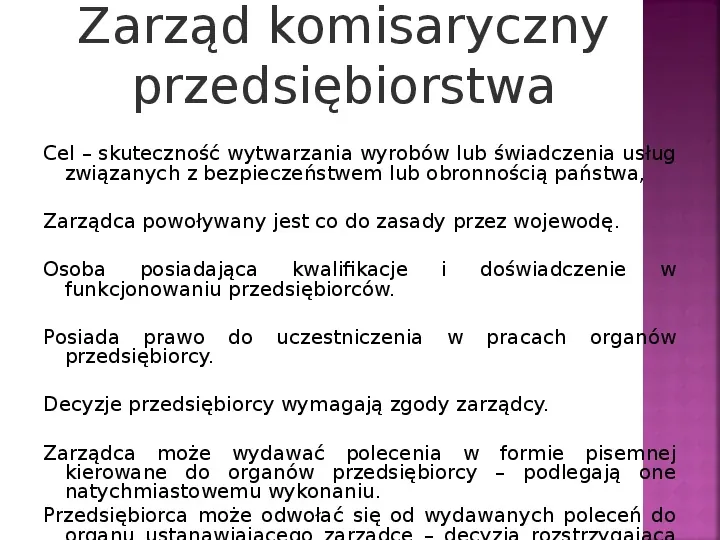 Stany nadzwyczajne w Polsce - Slide 36