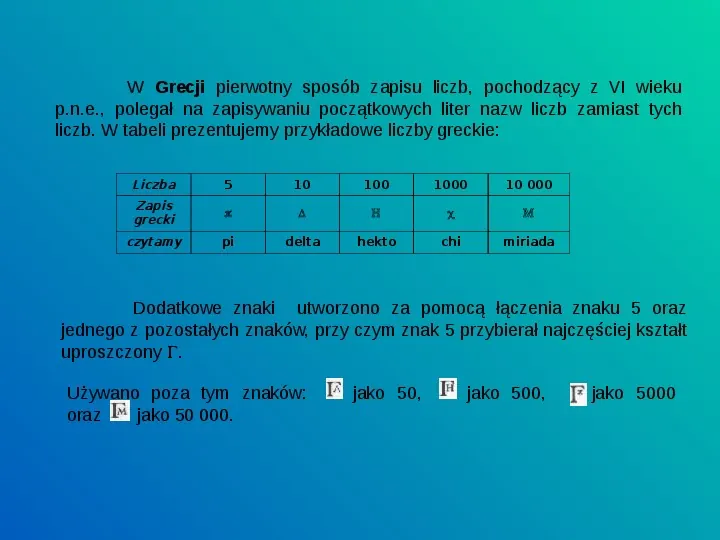 Sposoby zapisywania liczb - Slide 9