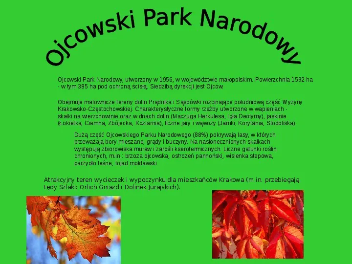 Ojcowski Park Narodowy - Slide 2