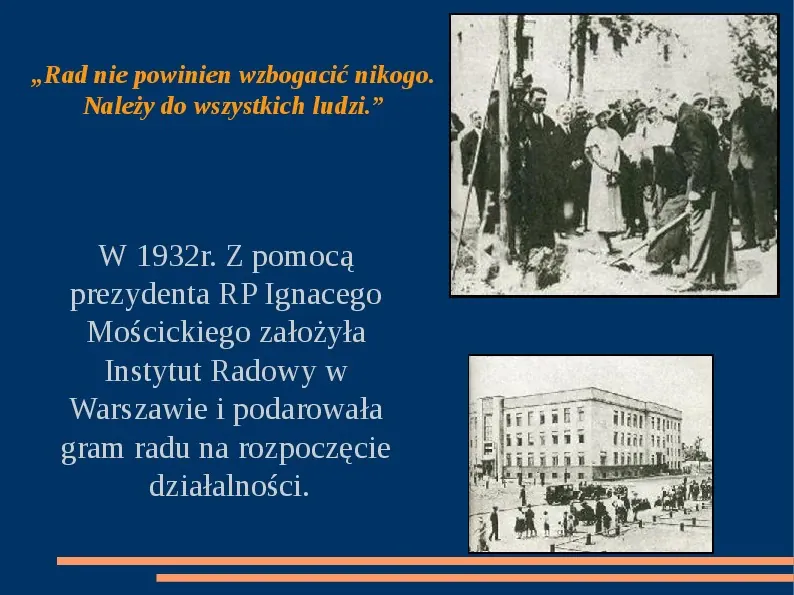 Maria Skłodowska Curie - Slide 12