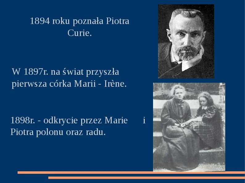 Maria Skłodowska Curie - Slide 4