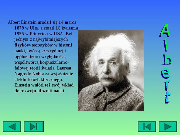 Albert Einstein - Slide 2