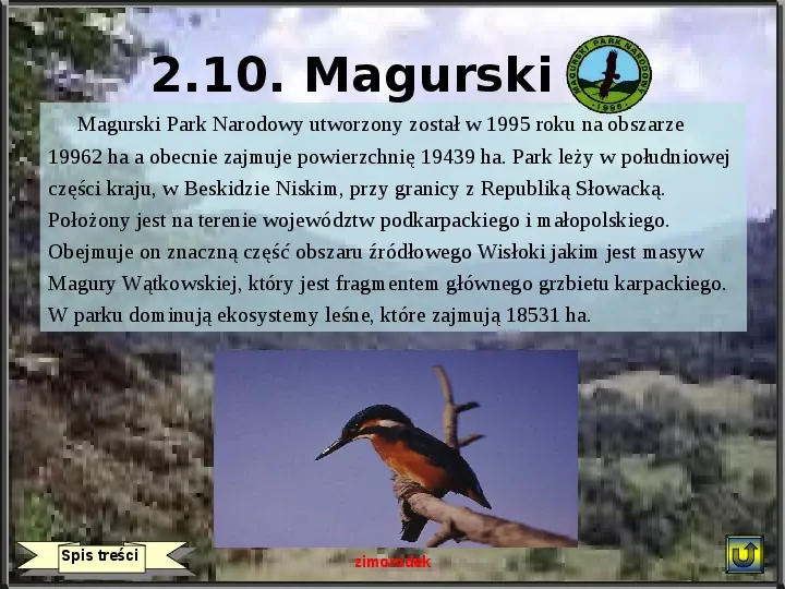 Parki narodowe i krajobrazowe - Slide 22