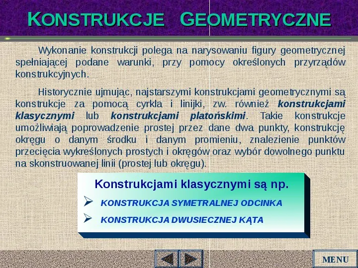 Konstrukcje geometryczne na płaszczyźnie - Slide 5