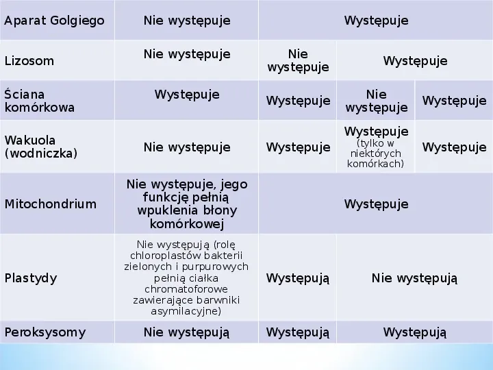 Komórka - podtawowy element życia - Slide 14