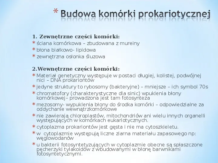 Komórka - podtawowy element życia - Slide 5