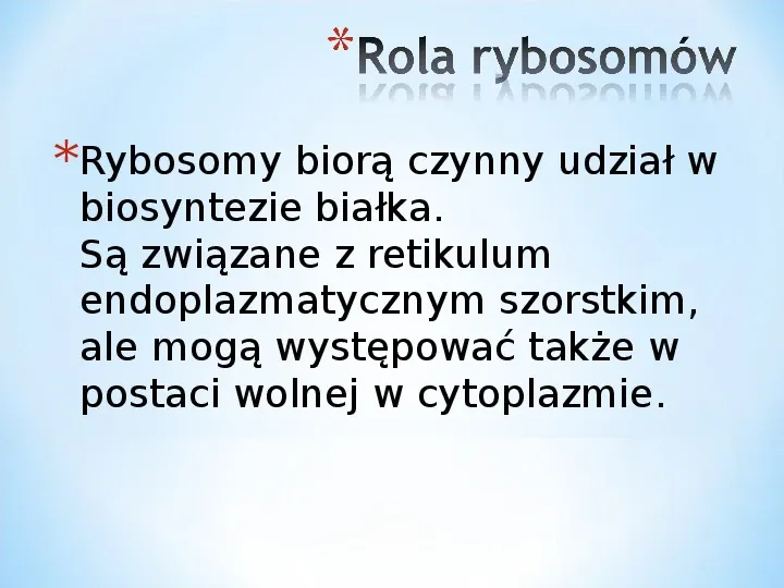 Komórka - podtawowy element życia - Slide 58