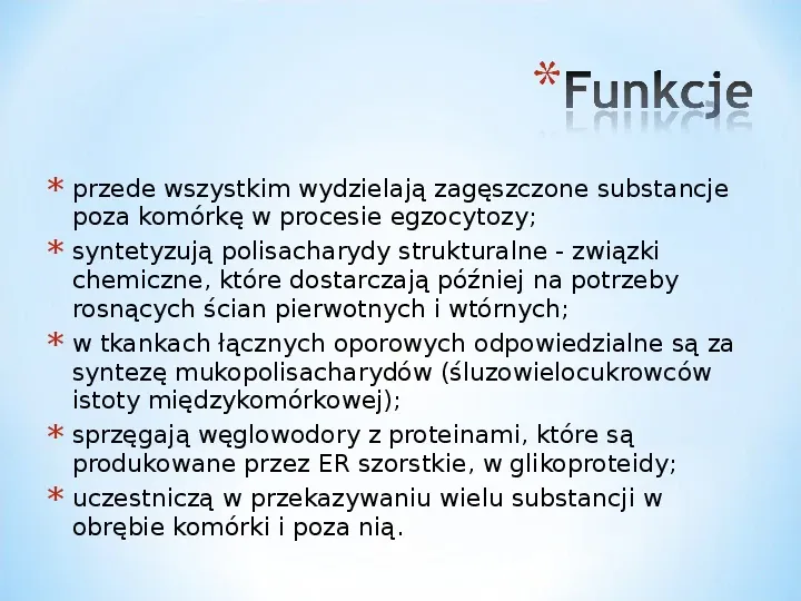 Komórka - podtawowy element życia - Slide 61