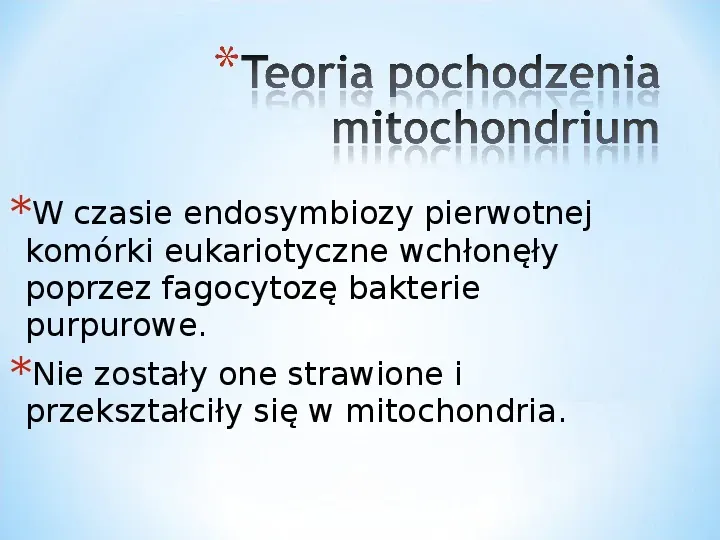 Komórka - podtawowy element życia - Slide 68