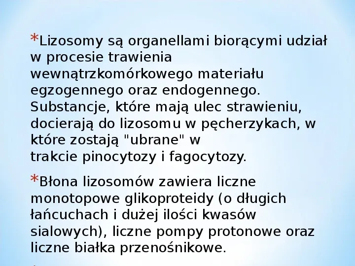 Komórka - podtawowy element życia - Slide 76