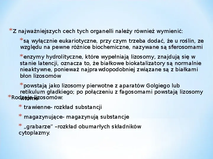 Komórka - podtawowy element życia - Slide 77