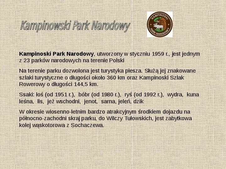 Parki narodowe w Polsce - Slide 10