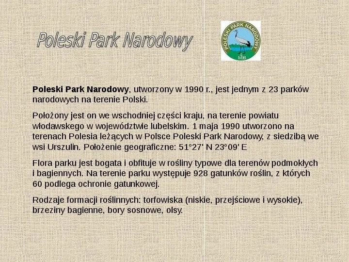 Parki narodowe w Polsce - Slide 11