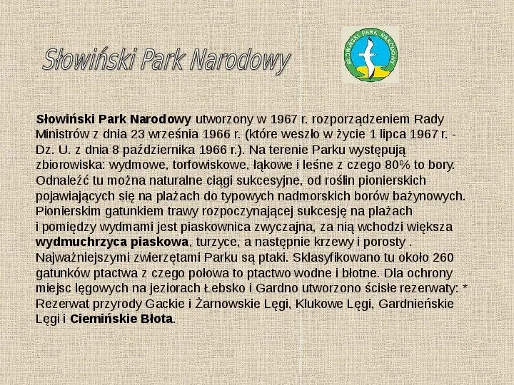 Parki narodowe w Polsce - Slide 4