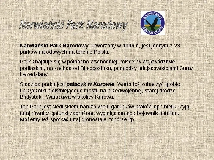 Parki narodowe w Polsce - Slide 8