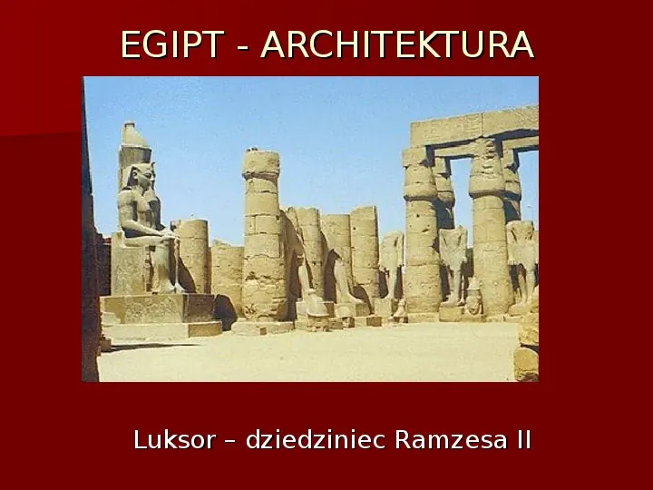Sztuka i architektura w starożytności cywilizacje starożytnego wschodu - Slide 10