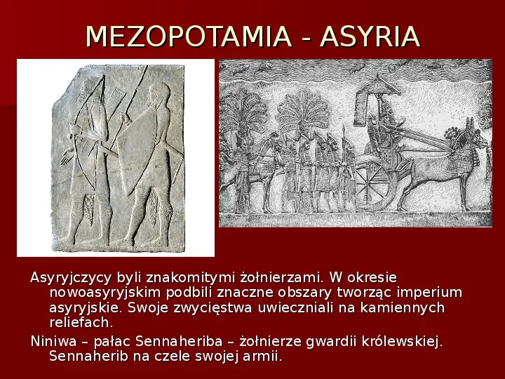 Sztuka i architektura w starożytności cywilizacje starożytnego wschodu - Slide 73