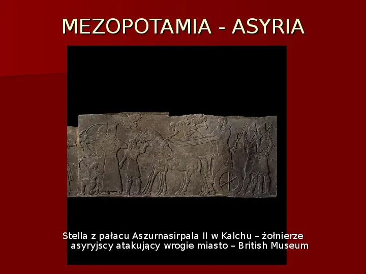 Sztuka i architektura w starożytności cywilizacje starożytnego wschodu - Slide 81