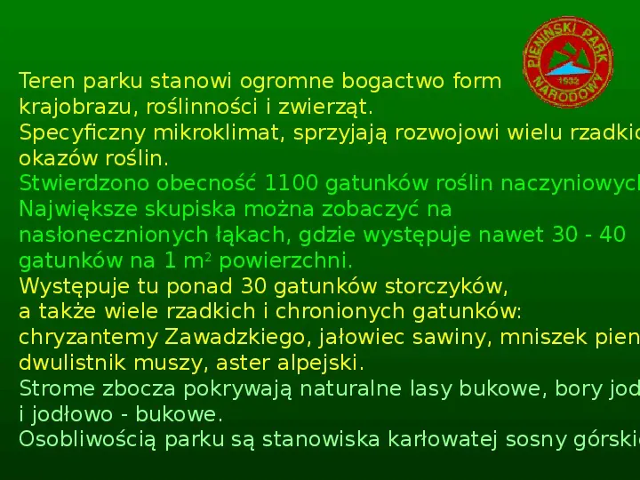 Parki narodowe w Polsce - Slide 10