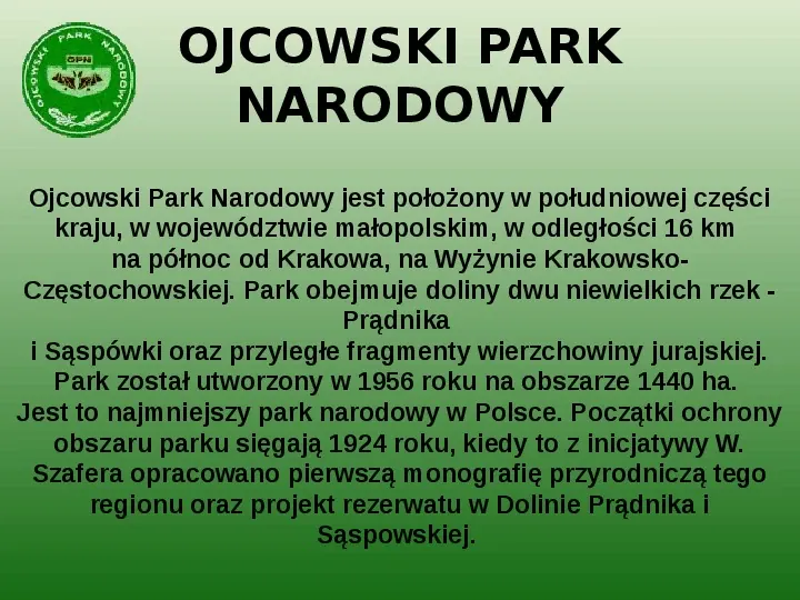 Parki narodowe w Polsce - Slide 19