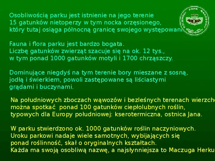 Parki narodowe w Polsce - Slide 21