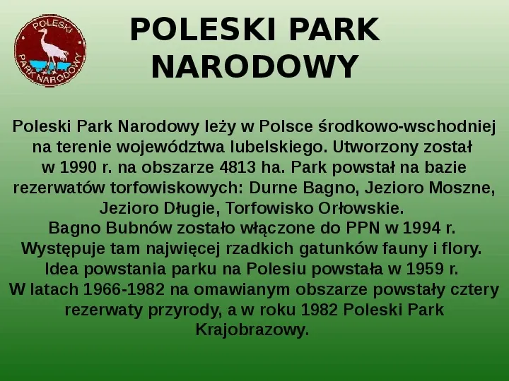 Parki narodowe w Polsce - Slide 42