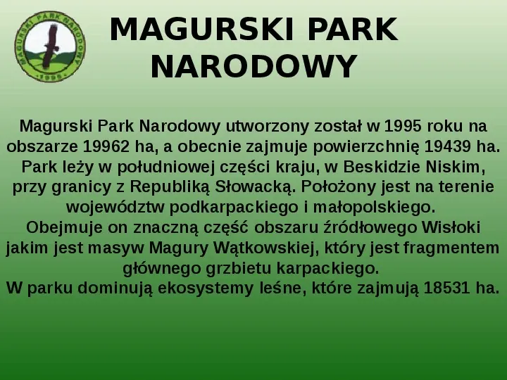 Parki narodowe w Polsce - Slide 48