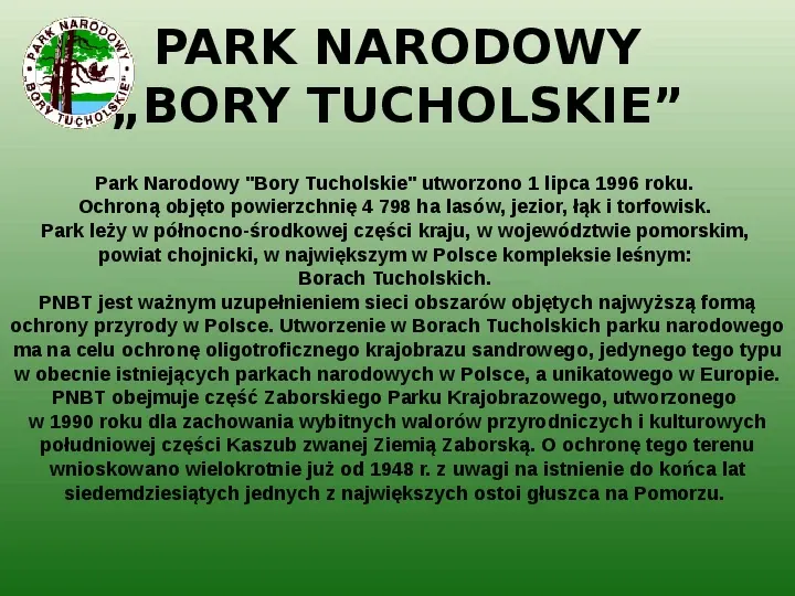 Parki narodowe w Polsce - Slide 50