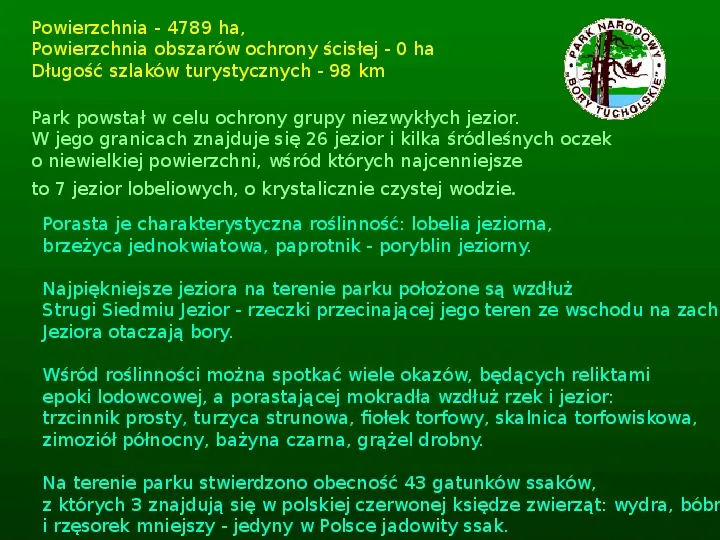 Parki narodowe w Polsce - Slide 51