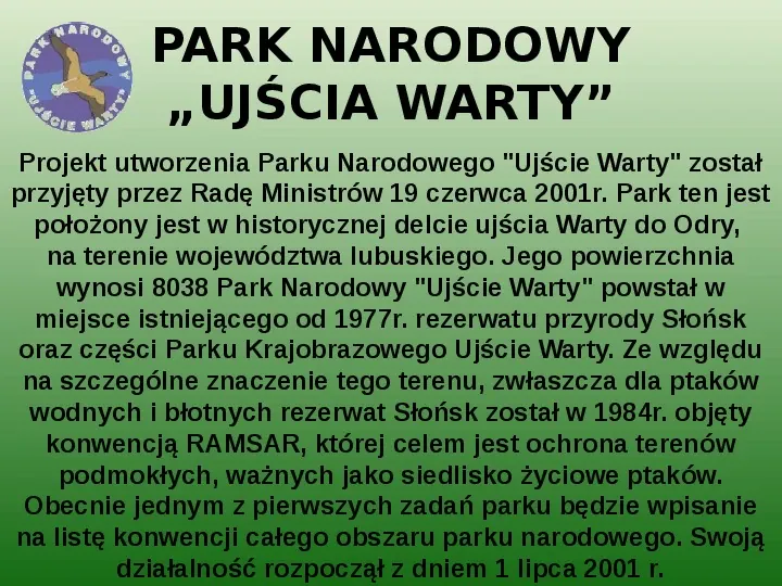 Parki narodowe w Polsce - Slide 54
