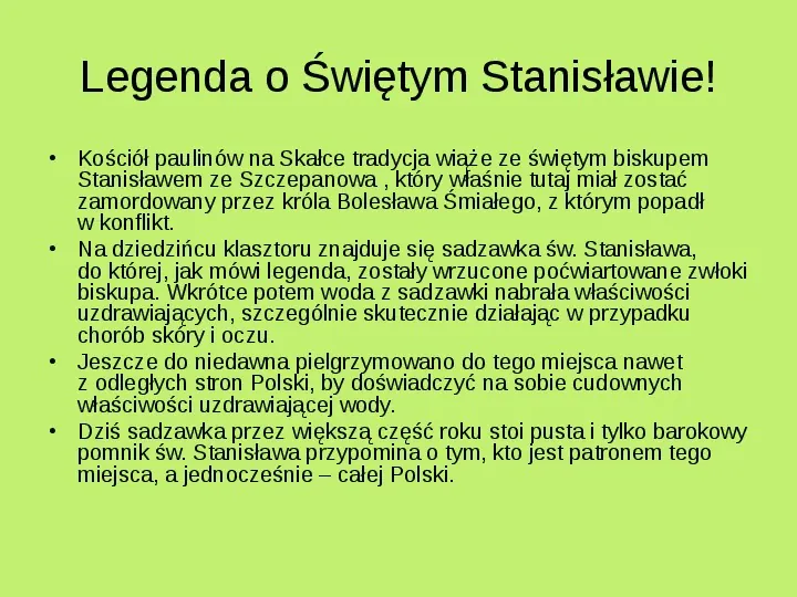 Pierwsi patroni polscy - Slide 11