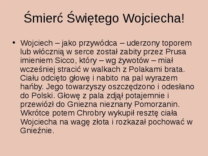 Pierwsi patroni polscy - Slide 4